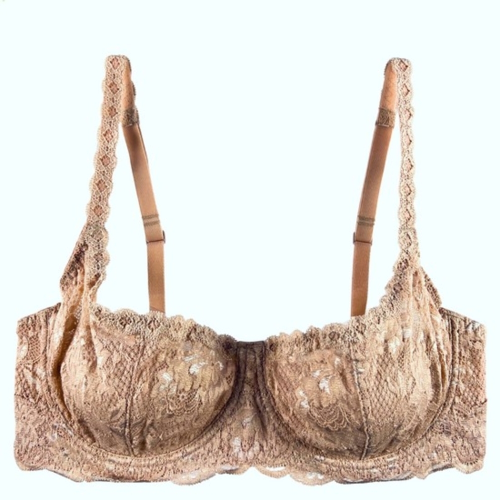 Cosabella Never Say Never Balconette Bra in Tan